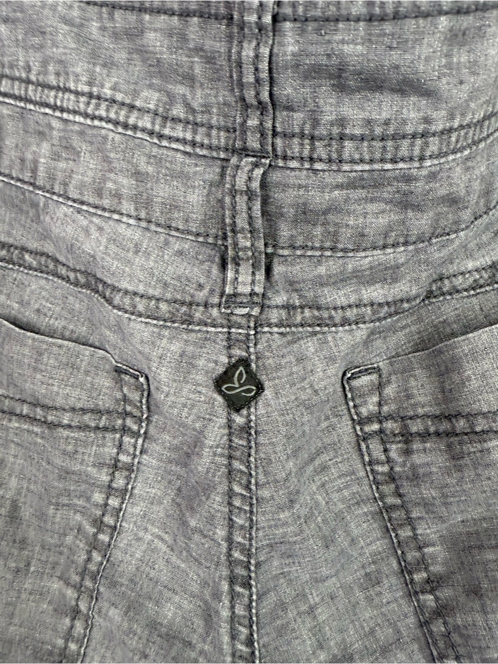 Prana pants hemp Gray Relaxed Track Pants with Triple-Button Waist - Picture 5 of 11